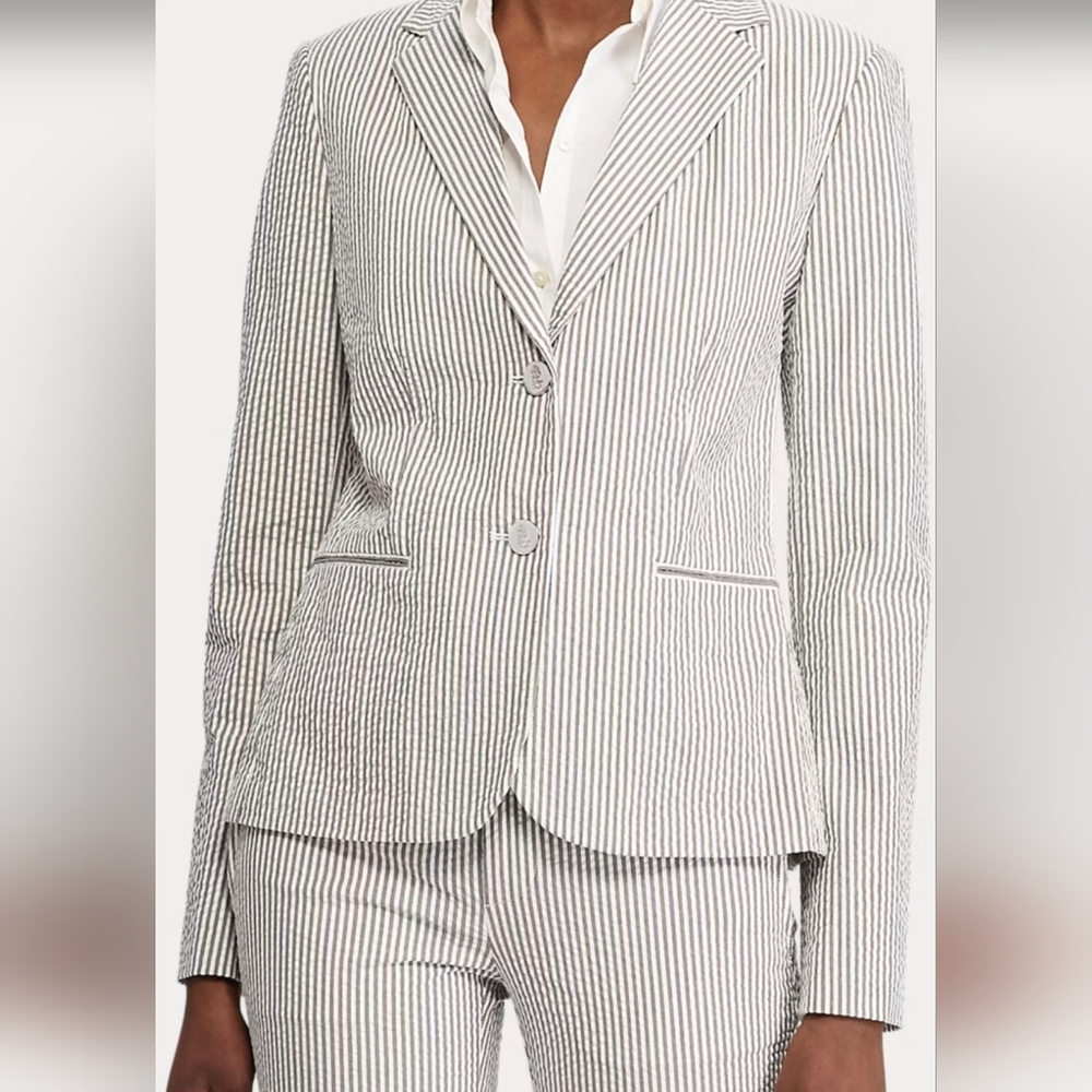 Ralph Lauren New Blazer Stripes Size 12P Petite